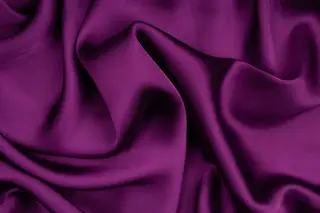 Bazin brodé — prune
