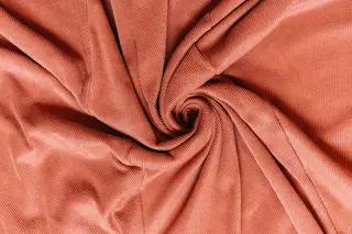Imprimé abstrait — terre cuite