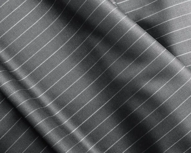 Tissu rayé — Milano gris, photo 2