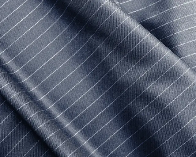 Tissu rayé — Milano gris, photo 3
