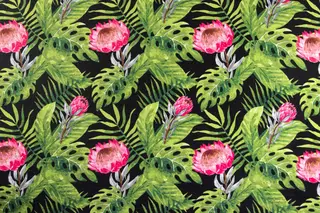 Wax floral — jardin de Bamako
