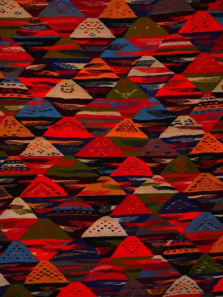 Wax rouge rubis — fête africaine
